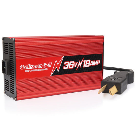 Club Car EZGO 18 AMP 36 Volt Golf Cart Battery Charger With Crowfoot Plug-Craftsman golf