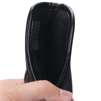 Black Leather Extended Version Classic Iron Head Cover Set (4-9,P,A,S) -Craftsman Golf