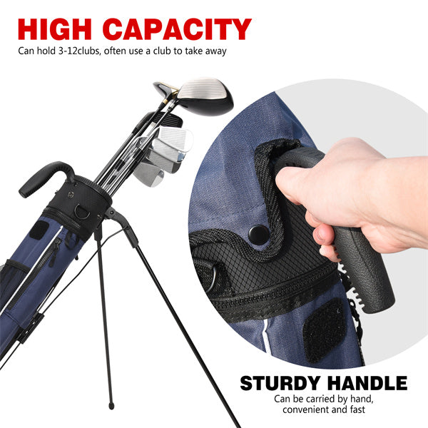 Blue Stars Lightweight Golf Stand Bag-Craftsman Golf