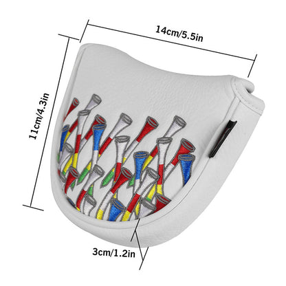 Colorful Golf Tees Golf Mallet Putter Head Cover -Craftsman Golf