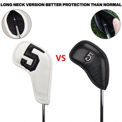 Large Number Leather Magnetic Iron Head Covers 10pcs