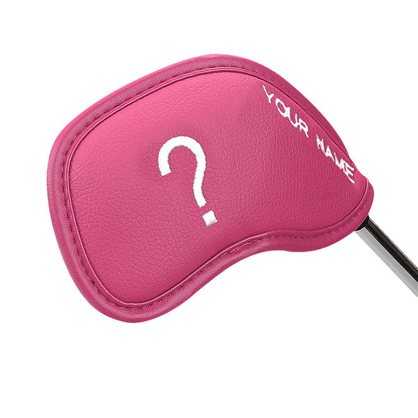 Custom Individual Leather Iron Headcover - CraftsmanGolf
