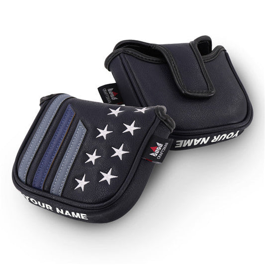 Custom Your Name Stars&Stripes Large Mallet Putter Headcover