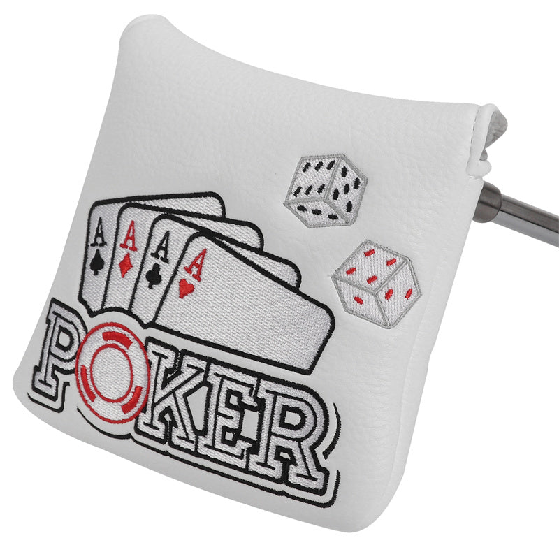 Four Aces Poker Large Mallet Putter Head Cover