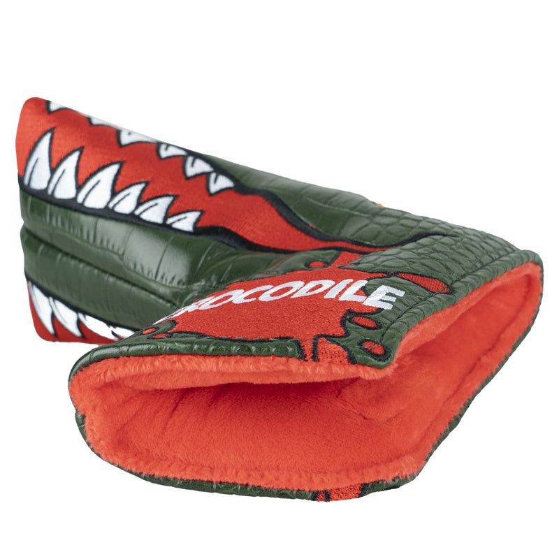 Green Crocodile Pattern Golf Blade Putter Head Cover - Craftsman Golf