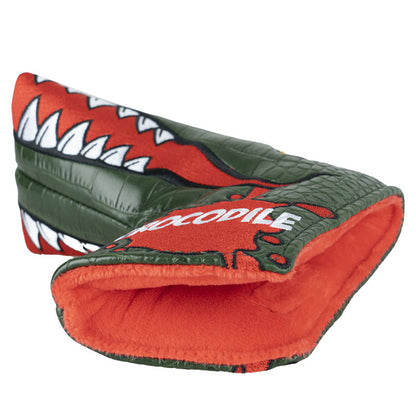 Green Crocodile Pattern Golf Blade Putter Head Cover - Craftsman Golf