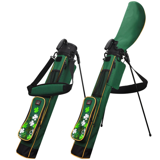Four-Leaf Clover Lightweight Golf Stand Bag With Rain Cover-Craftsman Golf
