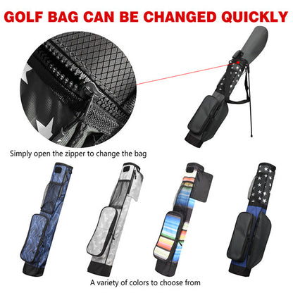 Grey Stars Lightweight Golf Stand Bag-Craftsman Golf