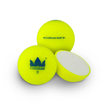 High Performance Matte Finished Colorful Soft Golf Balls 1pc