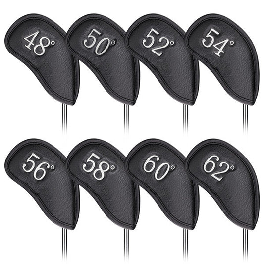 Leather Wedge Iron Head Covers 48° 50° 52° 54° 56° 58° 60° 62°