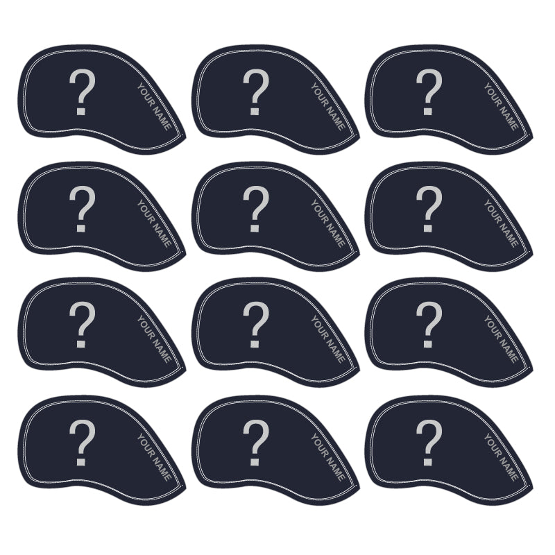 New Customization Personalized Golf Iron Head Covers 12pcs