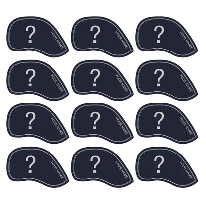 New Customization Personalized Golf Iron Head Covers 12pcs