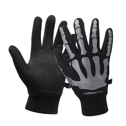 One Pair Keep Warm Cool Bone Winter Soft Touch Screen Golf Gloves