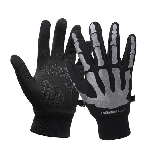 One Pair Keep Warm Cool Bone Winter Soft Touch Screen Golf Gloves