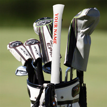 Custom Leather Alignment Stick Covers- CraftsmanGolf