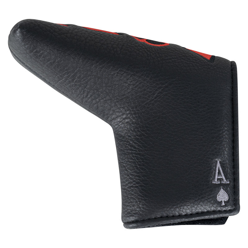 Poker Four Suits Leather Golf Club Blade Putter Head Cover - Craftsman Golf