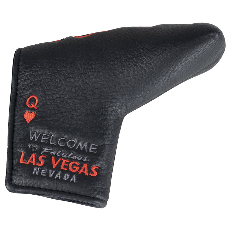 Poker Four Suits Leather Golf Club Blade Putter Head Cover - Craftsman Golf