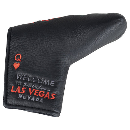 Poker Four Suits Leather Golf Club Blade Putter Head Cover - Craftsman Golf