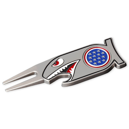 Shark Golf Divot Repair Tool With Marker