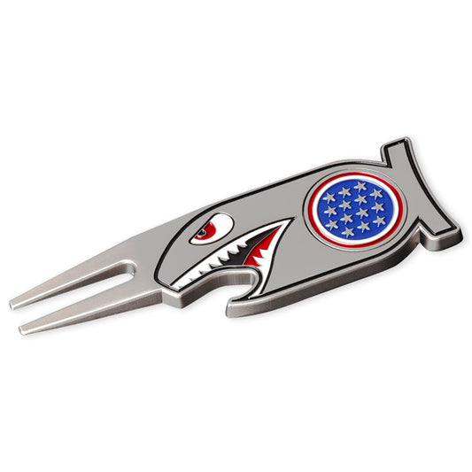 Shark Golf Divot Repair Tool With Marker