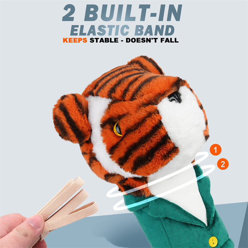 Tiger Golf Driver Head Cover - CraftsmanGolf