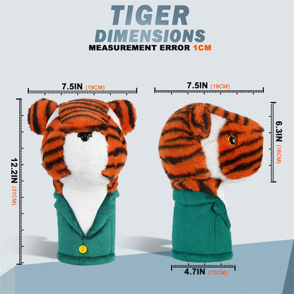 Tiger Golf Driver Head Cover - CraftsmanGolf