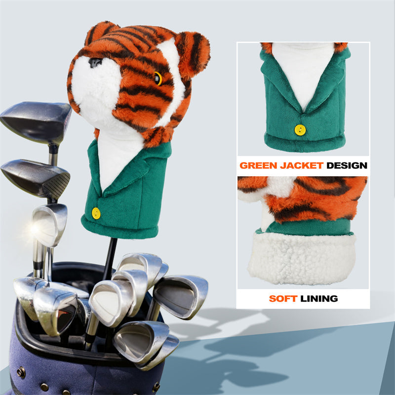 Tiger Golf Driver Head Cover - CraftsmanGolf