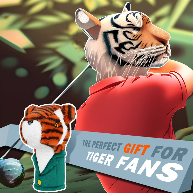 Tiger Golf Driver Head Cover - CraftsmanGolf