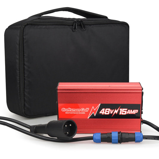 Updated Version Portable 48V 15A Golf Carts Battery Charger-Craftsman Golf
