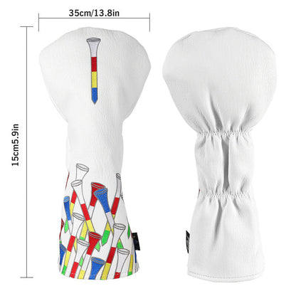 Colorful Golf Tees Golf Driver Head Cover-Craftsman Golf