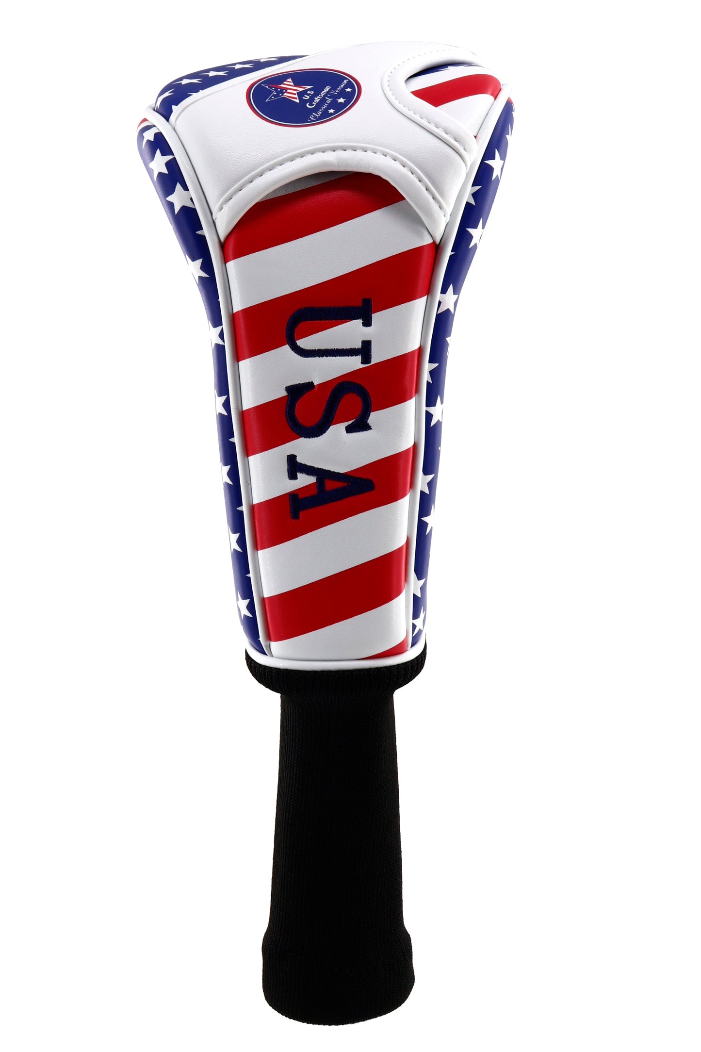 USA Flag Long Neck Sock Golf Head Cover