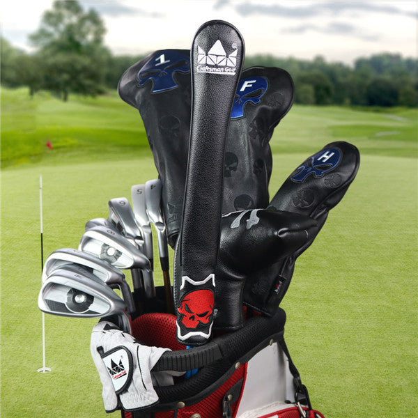 Skull Alignment Stick Covers - CraftsmanGolf