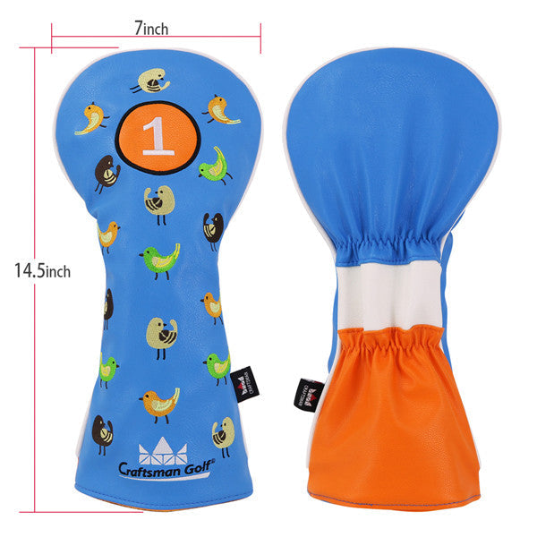 Birdies Leather Golf Head Covers - CraftsmanGolf
