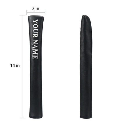 Custom Leather Alignment Stick Covers- CraftsmanGolf