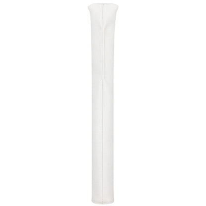 Custom Skull White Leather Alignment Stick Cover - CraftsmanGolf