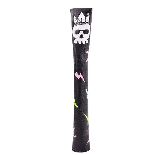 Hip-hop Skull Leather Alignment Stick Cover - CraftsmanGolf