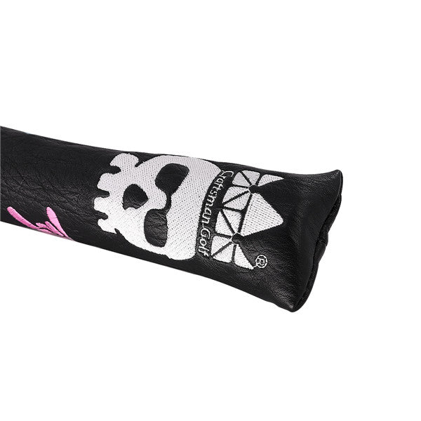 Hip-hop Skull Leather Alignment Stick Cover - CraftsmanGolf