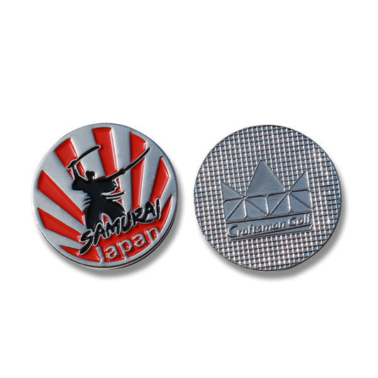 Japan Samurai Golf Ball Marker - CraftsmanGolf