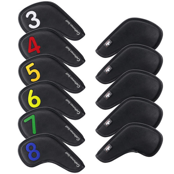Large Colorful Number Extended Version Iron Headcovers Set - CraftsmanGolf