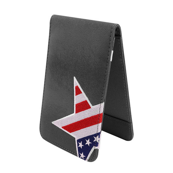 Stars Flag Scorecard and Yardage Book Holder - CraftsmanGolf