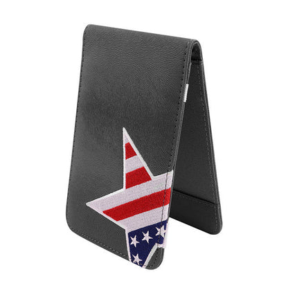 Stars Flag Scorecard and Yardage Book Holder - CraftsmanGolf