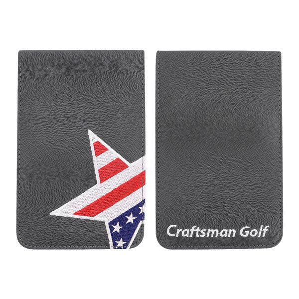 Stars Flag Scorecard and Yardage Book Holder - CraftsmanGolf