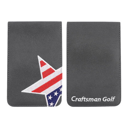Stars Flag Scorecard and Yardage Book Holder - CraftsmanGolf