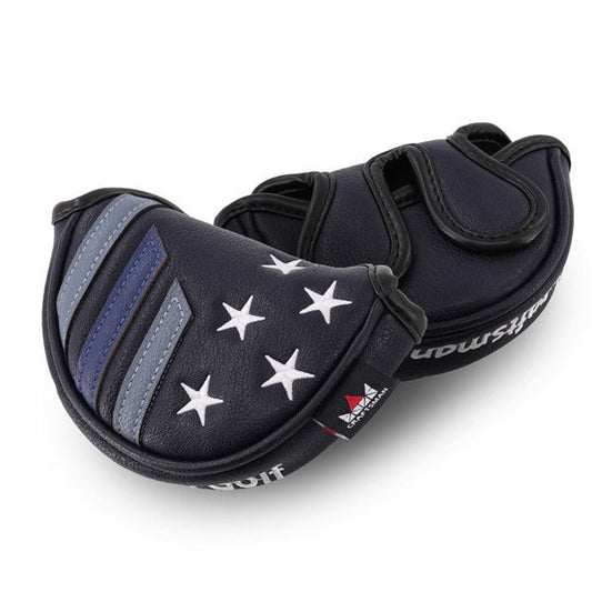 Stars&Stripes Mid-mallet Putter Headcover (Dual Magnetic straps) - CraftsmanGolf