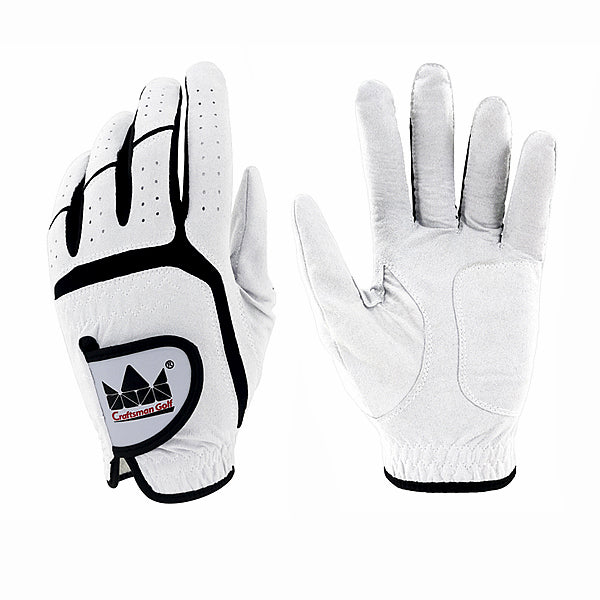 2019 Men Worn on Left Hand Microfiber Leather Golf Glove - CraftsmanGolf
