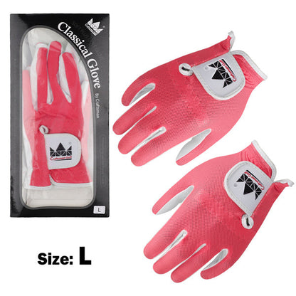 Junior Breathable Microfiber Synthetic Golf Gloves 1 Pair
