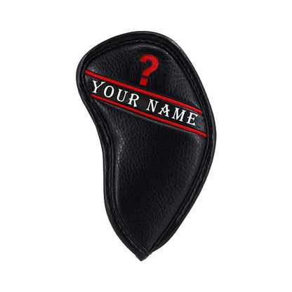 Custom Individual Colorful Embroidery Number Iron Head Cover - CraftsmanGolf