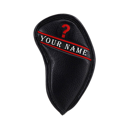 Custom Individual Colorful Embroidery Number Iron Head Cover - CraftsmanGolf
