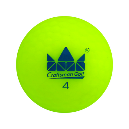 High Performance Matte Finished Colorful Soft Golf Balls 1pc