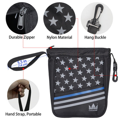 Golf Accessories Portable Waterproof Zippered Pouch - CraftsmanGolf